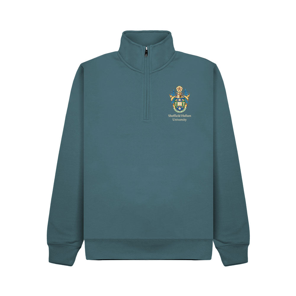 Classic Crest Quarter Zip Sweatshirt