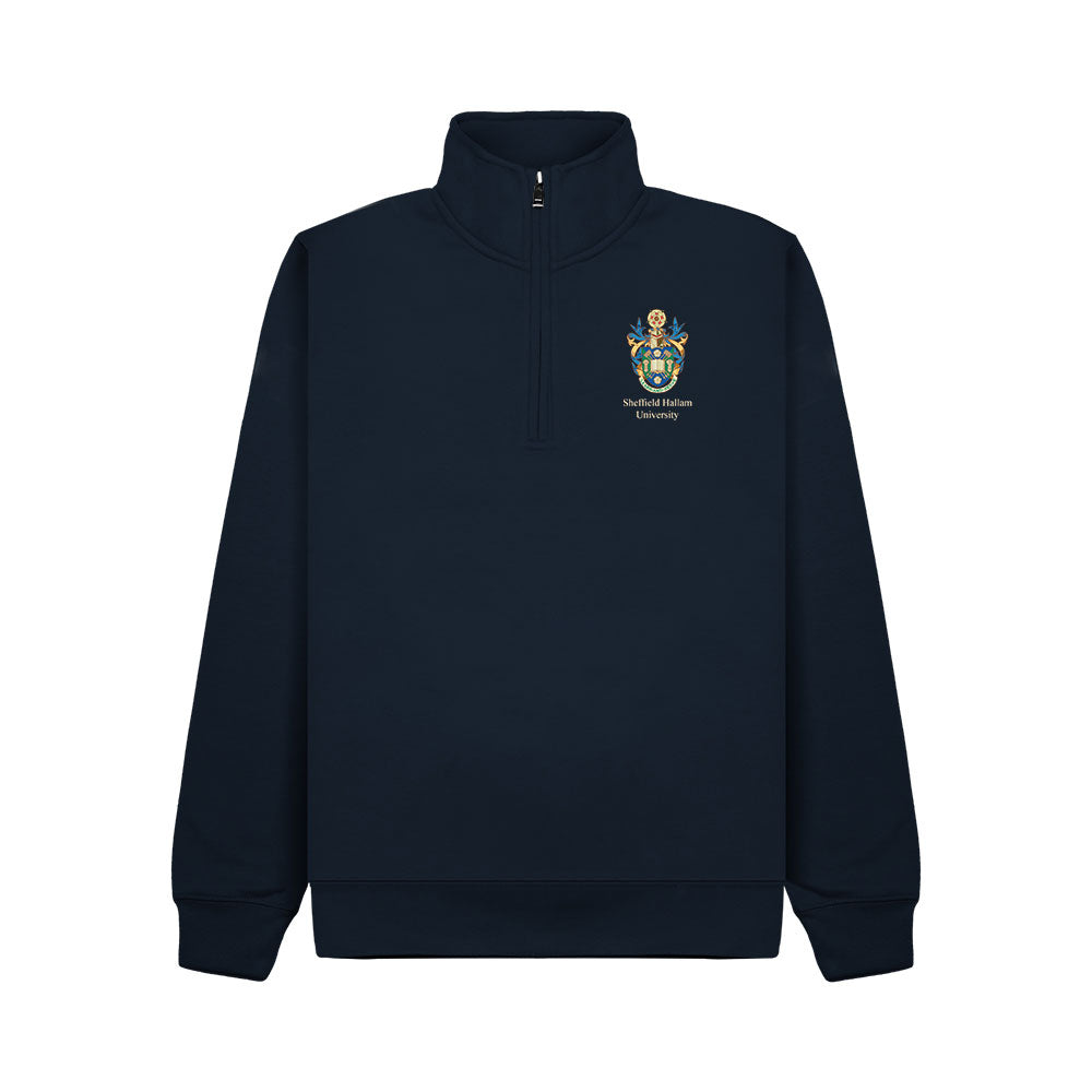 Classic Crest Quarter Zip Sweatshirt